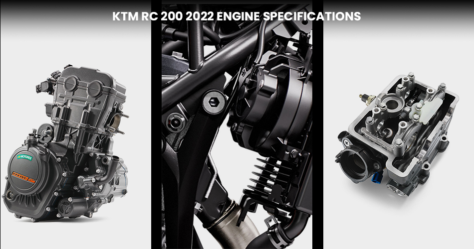 KTM RC 200 2022 engine specifications